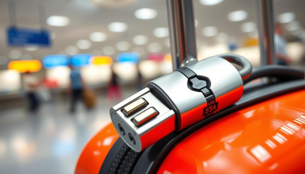 TSA-compliant luggage locks