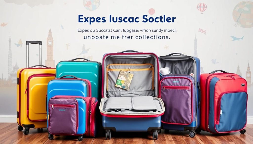 expandable suitcases